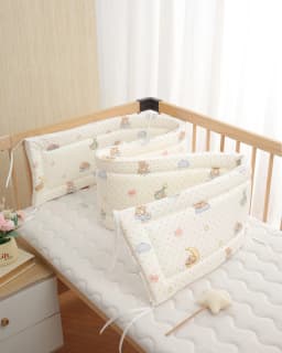 1-piece Crib Around Newborns Around Cushion Protector Pillow Baby Bed Bumper For Newborns Soft Cotton Thicken Bumper