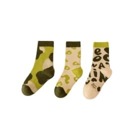 Vintage Checkered Striped Kids Crew Socks,Soft Cotton Breathable,Retro Geometric Socks for Boys Girls,Daily School Casual Socks