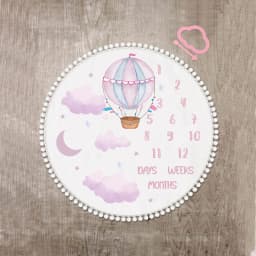 Ylsteed Flannel Month Milestone Blanket Baby First Year Calendar Monthly Growth Chart Shower Gift Newborn Photography Backdrop