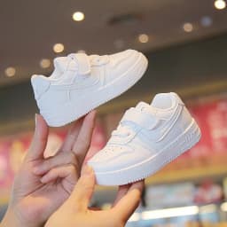 Autumn Children Sneaker Boys Casual Shoes Leather Flat Student Walking Shoes Non-slip Girl Lightweight Sports Tennis Footwear