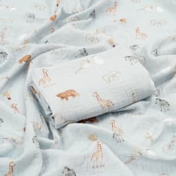 Kangobaby #My Soft Life# 100% Cotton Baby Muslin Blanket Infant Bath Towel Size 80x80cm