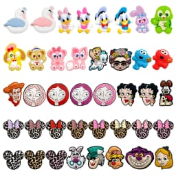 5pcs Silicone Cartoon Beads DIY Pacifier Chain Baby Oral Care Pacify Accessory Part