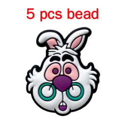 5pcs Silicone Cartoon Beads DIY Pacifier Chain Baby Oral Care Pacify Accessory Part