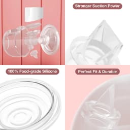12Pcs Duckbill Valves and Diaphragm Compatible with Momcozy S9 Pro/S12 Pro Wearable Breast Pump, Breast Pump Replacement Parts