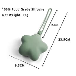 Silicone Pacifier Holder with Snap Hook - Leak-Proof Case for Stroller & Diaper Bag, Multi-Use Pouch for Keys, Coins, Earphones