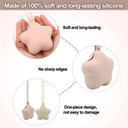 Silicone Pacifier Holder with Snap Hook - Leak-Proof Case for Stroller & Diaper Bag, Multi-Use Pouch for Keys, Coins, Earphones