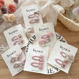 2Pcs/set Kids Kawaii Love Butterfly BB Clips Cute Pink Hair Clips Girls Barrettes Hairpins Headwear Children Hair Accessories