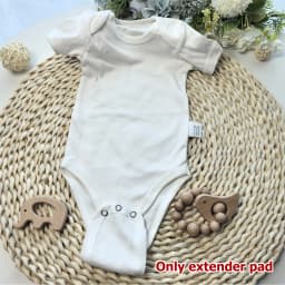 2/4/6/8/10pcs Baby Bodysuit Extender for Baby Boys Girls Kids Romper Crotch Extenter Bodysuit Diaper Romper Lengthen Extend