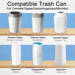 Multi-Colour Diaper Pails Refills For Tommee Tippee Sangenic Simplee or Twist&click For Angelcare For Genie For Munchkin Pails