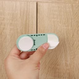 5pcs Children's Drawer Safety Latch Cabinet Door Protection Baby Anti Pinch Hand Invisible Lock Opposite Door Wardrobe Lock