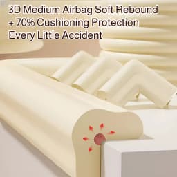 2M Baby Safety Corner Protector Children's Table Corner Edge Anti-Collision Strip Anti-Collision Foam Protection Strip Bumper