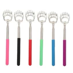 Extendable Massage Claw Back Scratcher Stainless Steel Claw Back Scraper Extendable Telescopic Itch Stick Health Products Hackle