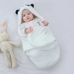 Soft Baby Sleeping Bags Warm Autumn and Winter Newborn Baby Wrap Blankets CartoonCocoon for babies Flannel Baby Sleepsack 0-9M
