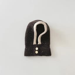 Kids Boys Girls Cold-proof One Piece Scarf Cap Winter Warm Solid Color Knitted Hood Beanie Boys Girls Balaclava Hat