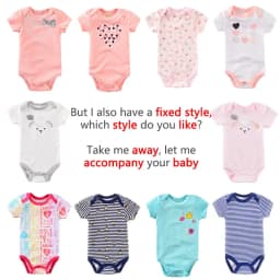 1-2 Pieces Baby Bodysuit For Newborns Summer Baby Romper Girl/Boy Clothes 0-12M Newborn Clothing Infant Soft Tight Baby Clothes