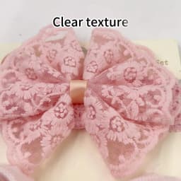 3Pcs/Set Cream Lace Baby Headbands&Socks Newborn Princess Girls Wide Rhinstone Pearl Eastic Hairbands Kids Headwear Photo Props