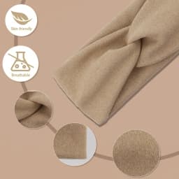 5Pcs/Lot Solid Twist Baby Girls Headbands Cashmere Handmade Elastic Hairbands Autumn Winter Headwraps Infant Fashion Headwear