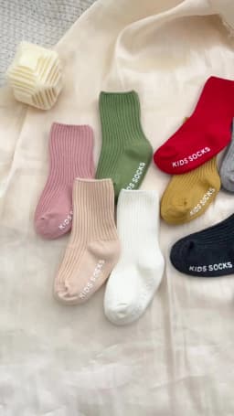 3Pairs/Lot Baby Socks Boys Girls Cotton Stripe Soft Sock Kids Toddler Non-Slip Rubber Grips Floor Socken For 0-3 Years