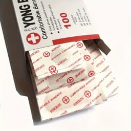 100pcs Medical Wound Adhesive Paster - Keep Your Wounds Secure Four Piece Set Of Bandages Breathable Nose Bridge Patch Acne P