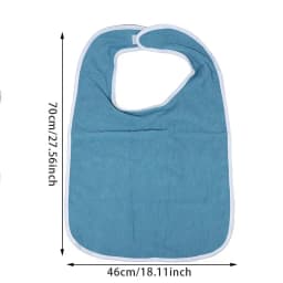 Adult Bibs Apron Bib for Men and Women Suitable for Seniors Stain Resistant Diet Cloth Waterproof Adult Mealtime Bib Cloth