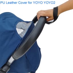 COLU KID® Baby Stroller Accessories PU Leather Protective Case Cover of Armrest and Handle for Babyzen Yoyo Yoyo2 Stroller