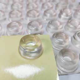 Transparent PVC Crash Pad Transparent Self-Adhesive Door Stopper Rubber Damping Bumper Cabinet Silicone Furniture Pad Protector