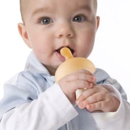 Teething Relief for Infants Gift for Teething Babies Baby Chewing Toy Newborn Silicone Mushroom Teething Toy with Case