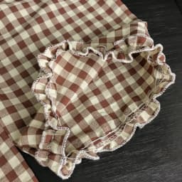 Korean Version 2-10 Year Old Girls and Teenagers Casual Suit with Checkered Lace Single Breasted Top and Pants Two-piece Set