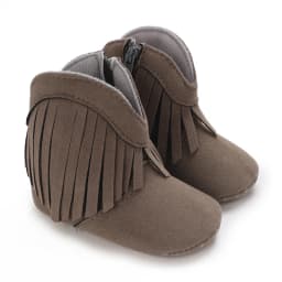 Baby Boys Girls Winter Boots 0-18 Months Western Denim First Walkers Warm Casual Fashion