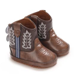 Baby Boys Girls Winter Boots 0-18 Months Western Denim First Walkers Warm Casual Fashion