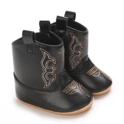 Baby Boys Girls Winter Boots 0-18 Months Western Denim First Walkers Warm Casual Fashion
