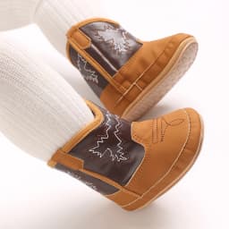 Baby Boys Girls Winter Boots 0-18 Months Western Denim First Walkers Warm Casual Fashion