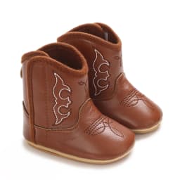 Baby Boys Girls Winter Boots 0-18 Months Western Denim First Walkers Warm Casual Fashion