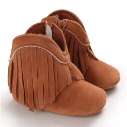 Baby Boys Girls Winter Boots 0-18 Months Western Denim First Walkers Warm Casual Fashion