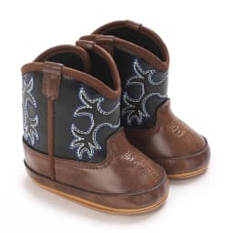 Baby Boys Girls Winter Boots 0-18 Months Western Denim First Walkers Warm Casual Fashion