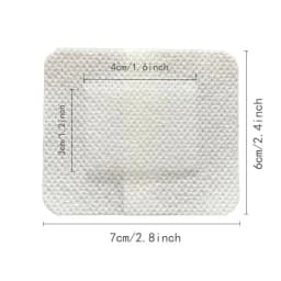 12/25pcs Large Size Hypoallergenic Non-woven Medical Adhesive Wound Dressing Band Aid Bandage Large Wound First Aid 6*7cm