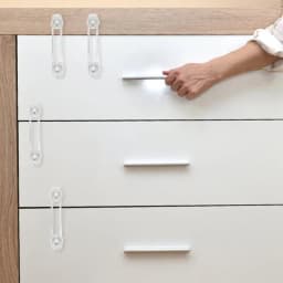 3/5pcs Multi-functional Baby Child Safety Lock Drawer Refrigerator LockTransparent Anti-Opening Soft Strap Safety Lock