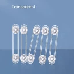 3/5pcs Multi-functional Baby Child Safety Lock Drawer Refrigerator LockTransparent Anti-Opening Soft Strap Safety Lock