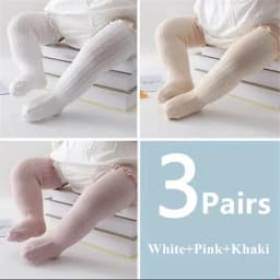 3Pairs/Lot Baby Girls Socks Lace Frilly Solid Cotton Long Knee High Kids Sock Infant Newborn Spring Children Ruffle Cute Socken