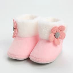 New Fashion Comfortable Shoes Newborn Baby Girls Boys Soft Booties Solid Pompom Snow Boots Infant Toddler Newborn Warming Shoes