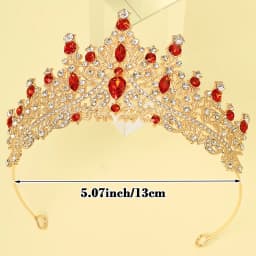 1 Piece of Multi-Color Crown Headband Suitable for Girls to Wear at Birthday Parties and Wedding Performances