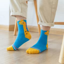 5 Pairs Kids Socks Cartoon Dinosaur Pattern Comfortable Children Socks For Boys And Girls