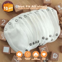 2/4/6/8/10pcs Baby Bodysuit Extender for Baby Kids Romper Crotch Extenter Bodysuit Diaper