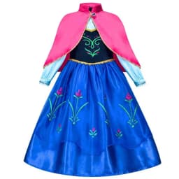 Elsa Anna Snow Queen Dress for Girls Princess Costume Birthday Halloween Christmas Carnival Outfit Kids Cosplay 2-8Y Vestido