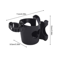 2-in-1 Baby Stroller Cup Holder Phone Holder Multifunctional Universal Infant Bottle Holder Stroller Accessories Cup Holder