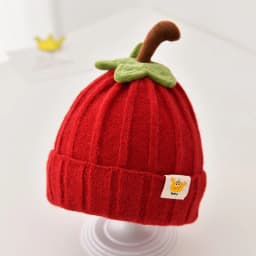 Winter Baby Knitted Hat Cute Pumpkin Toddler Beanies 6-36 Months Boy Girl Thick Woolen Warm Crochet Bonnet Children Pullover Cap