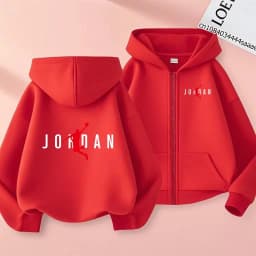 Children's Zipper Style Hoodie Sweatshirt Fashion Idol Star Charming Coat Boys Girls 3-12Yrs Casual Sports Cardigan Gift