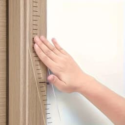 2M Adhesive Wall Growth Chart Removable Children's Growth Height Chart Wall Height Measurement Card for Home Nursery & Office