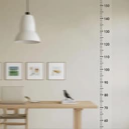 2M Adhesive Wall Growth Chart Removable Children's Growth Height Chart Wall Height Measurement Card for Home Nursery & Office