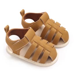 Infant Pre-Walker Shoes 0-1Year Baby Boys Casual Sandals Solid Color Breathable Comfort Spring Daily Walking Shoes